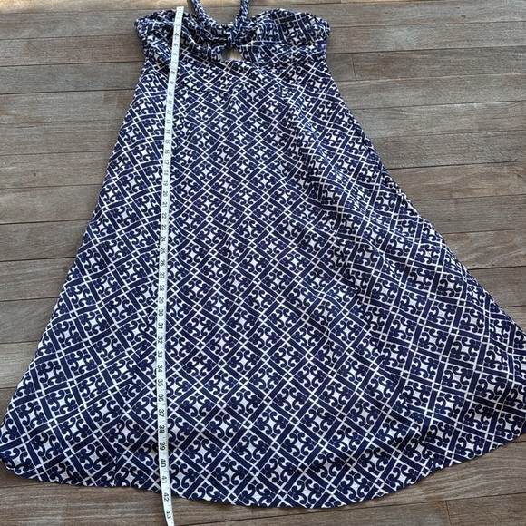 Boden halter dress, navy and white, size 10 - Picture 12 of 16